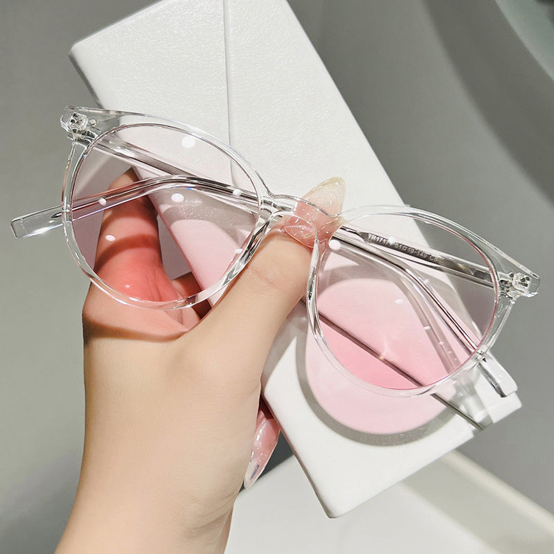 Venta al por mayor PC Gradient Blush Ladies Gafas de sol
